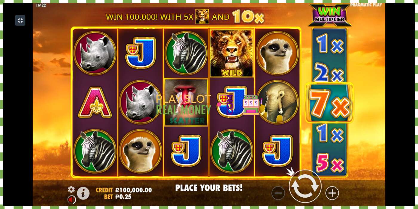 Slot Hot Safari чыныгы акча үчүн, сүрөт - 2