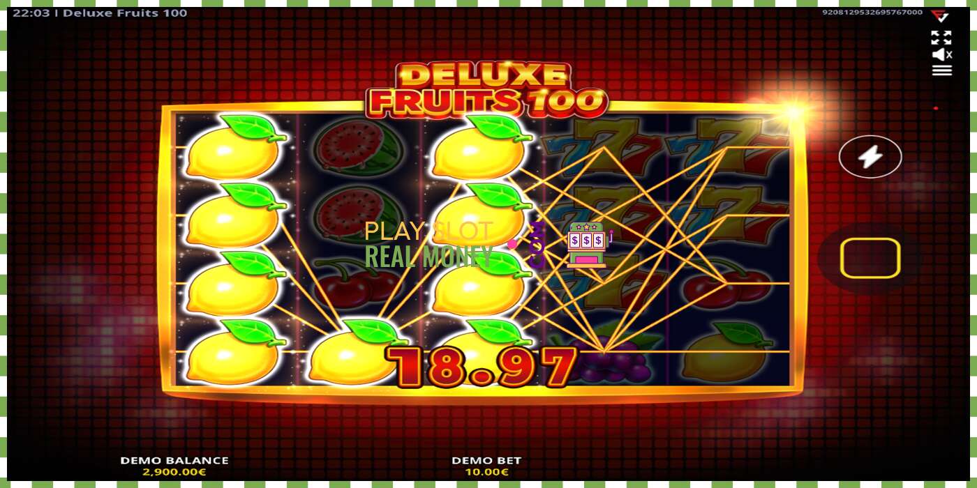 Reža Deluxe Fruits 100 za pravi denar, slika - 2