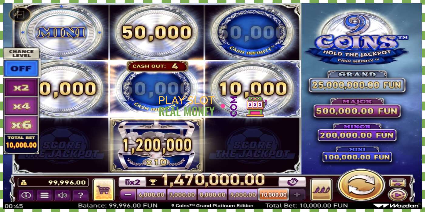 Yuva 9 Coins Grand Platinum Edition Score The Jackpot real pul üçün, şəkil - 3