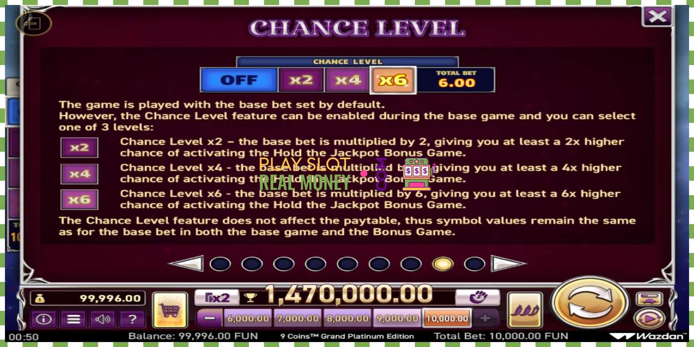 Yuva 9 Coins Grand Platinum Edition Score The Jackpot real pul üçün, şəkil - 7