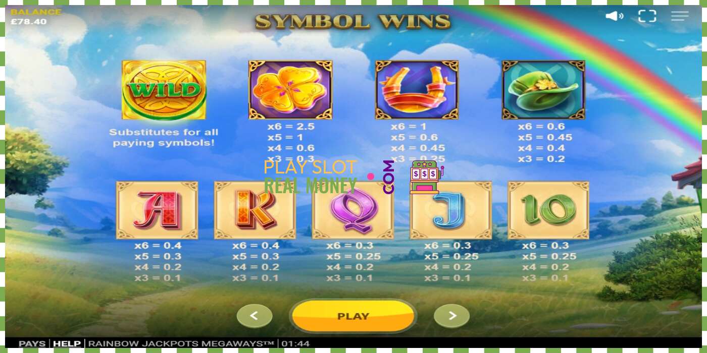 Slot Rainbow Jackpots Megaways za pravi novac, slika - 7