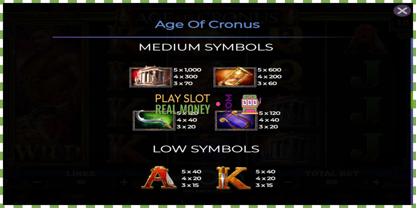 အထိုင် Age of Cronus တကယ့်ပိုက်ဆံအတွက်၊ ပုံ - 6