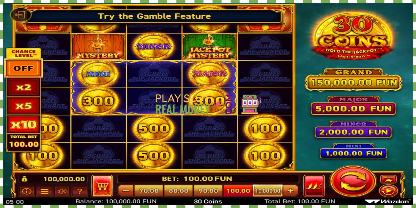 Слот 30 Coins Score The Jackpot нақты ақшаға, сурет - 2