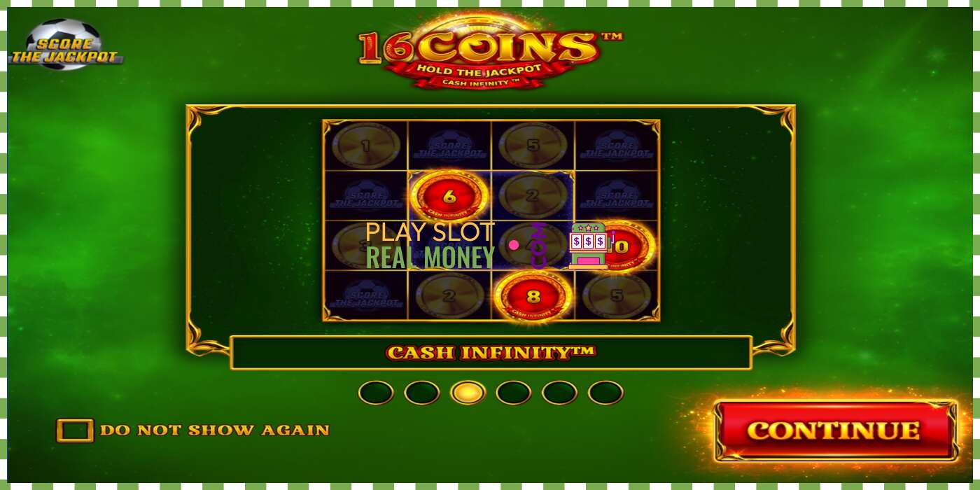 Slot 16 Coins Score The Jackpot for rigtige penge, billede - 1