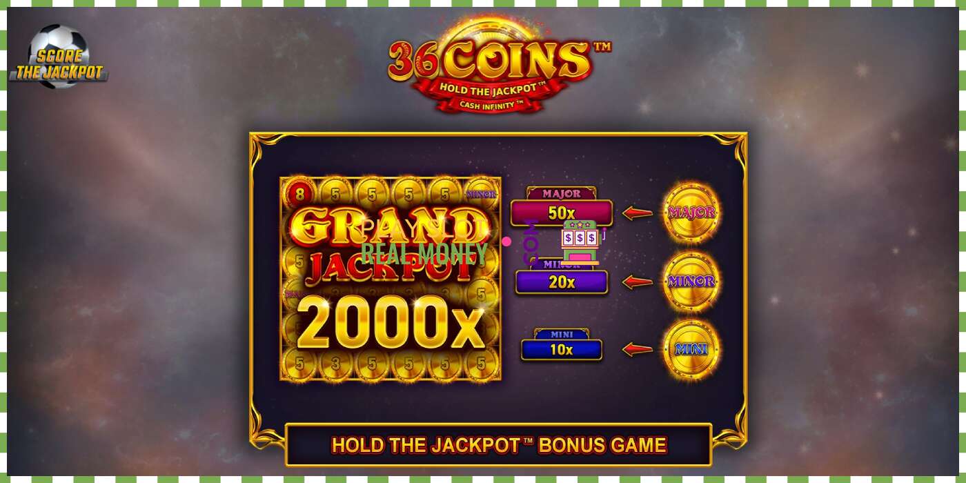 छेद 36 Coins Score The Jackpot असली पैसे के लिए, चित्र - 1