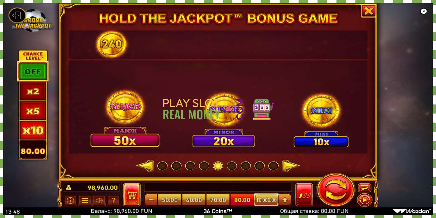 छेद 36 Coins Score The Jackpot असली पैसे के लिए, चित्र - 7