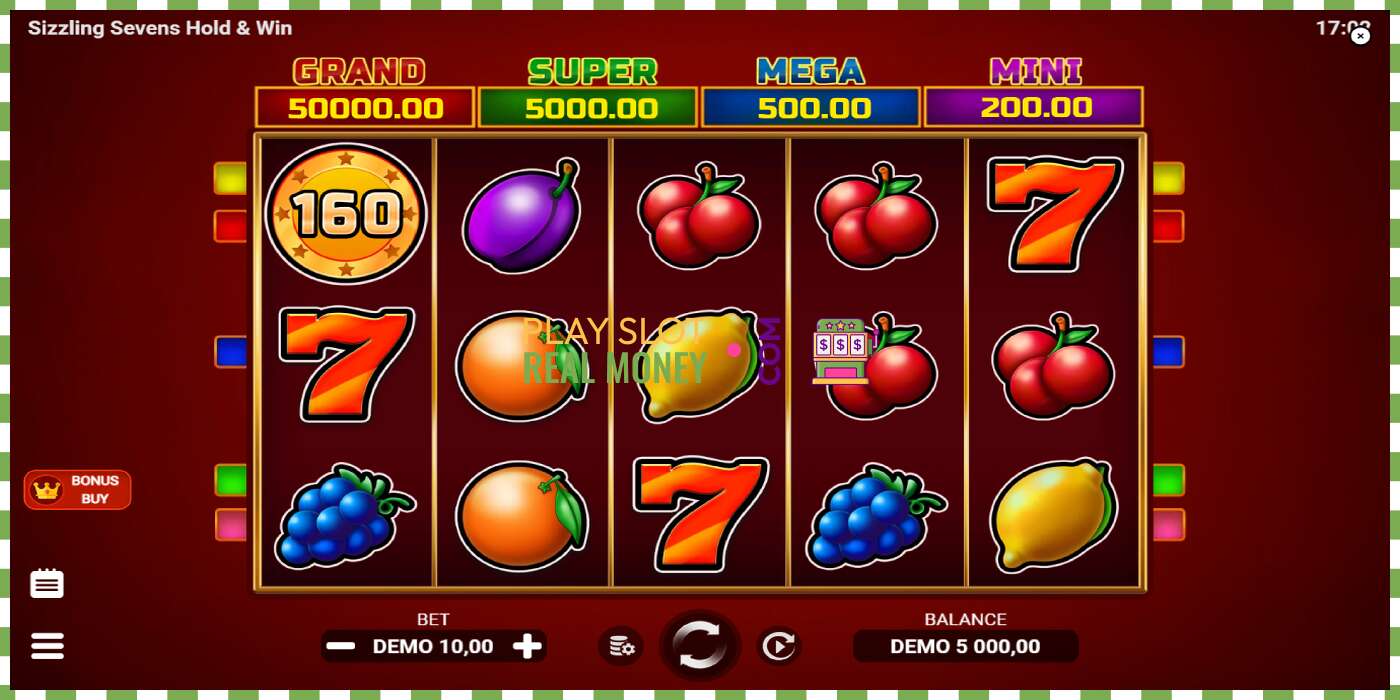 Slot Sizzling Sevens Hold & Win za pravi novac, slika - 2