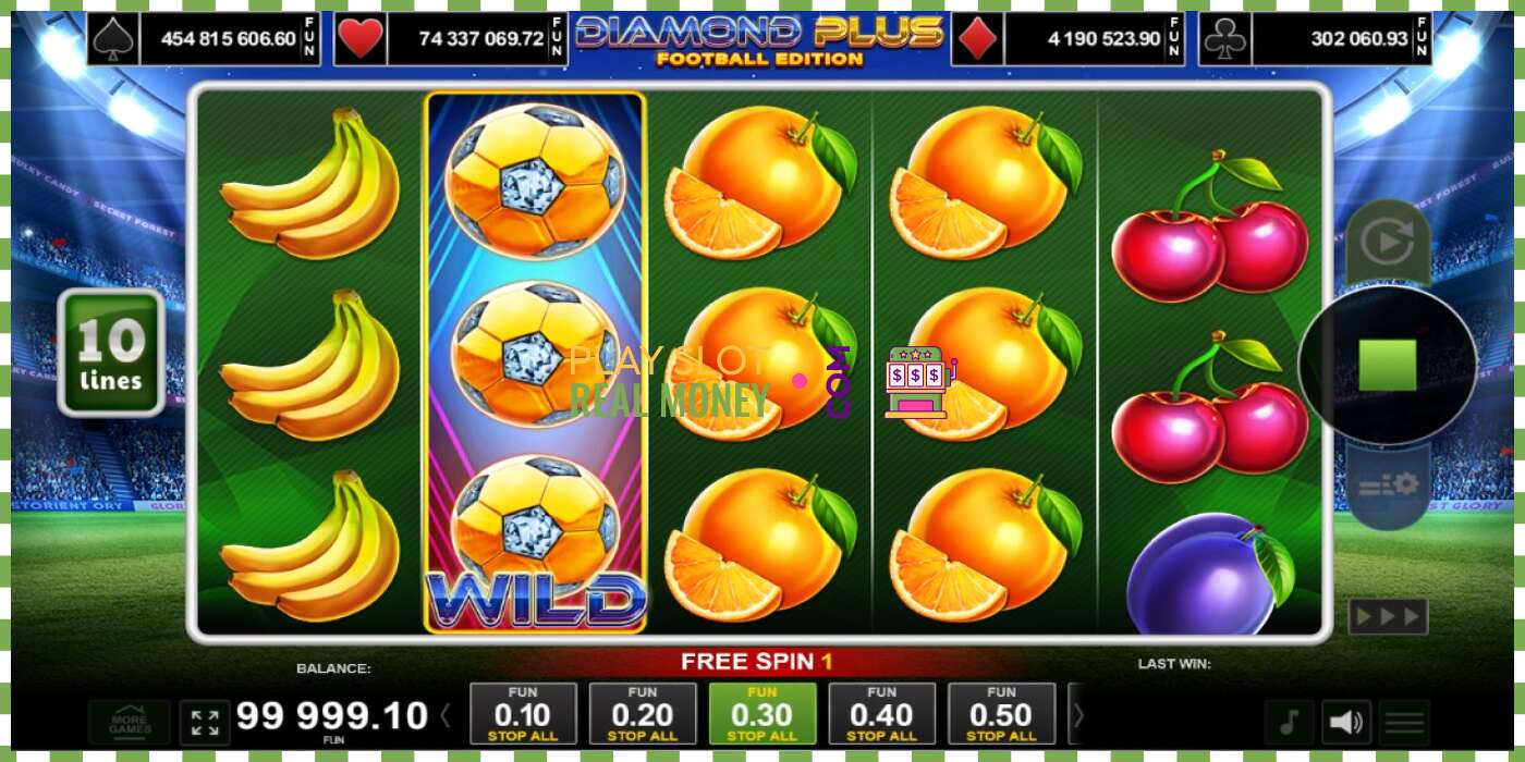 Slot Diamond Plus Football Edition por dinheiro real, foto - 3