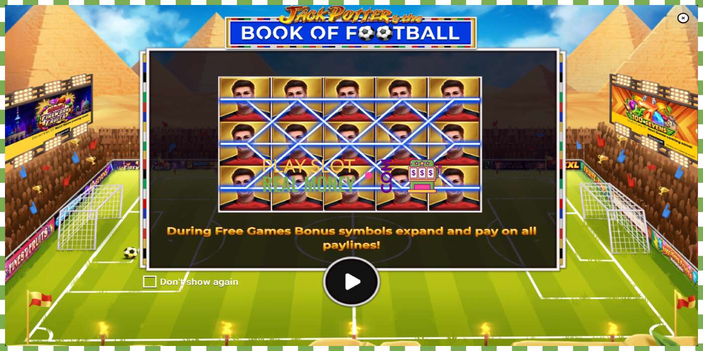 Slot Jack Potter & The Book of Football por dinheiro real, foto - 1