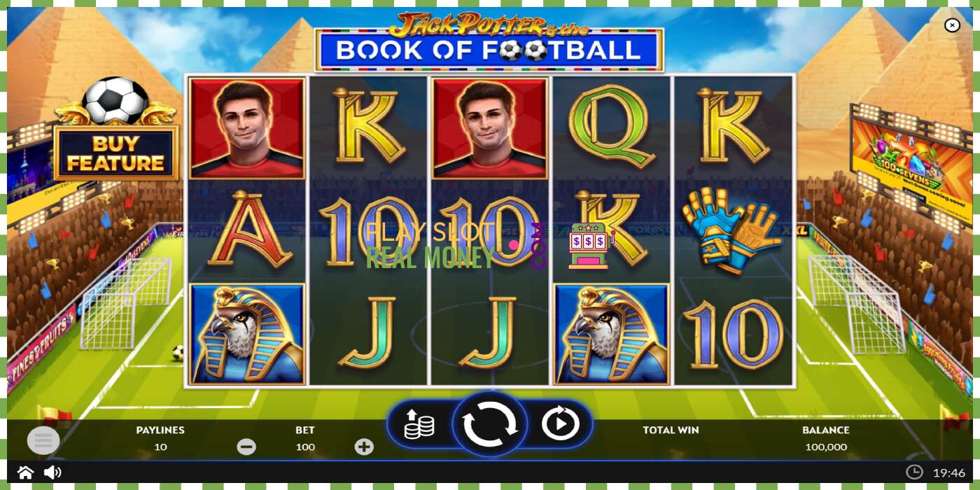 Slot Jack Potter & The Book of Football por dinheiro real, foto - 2