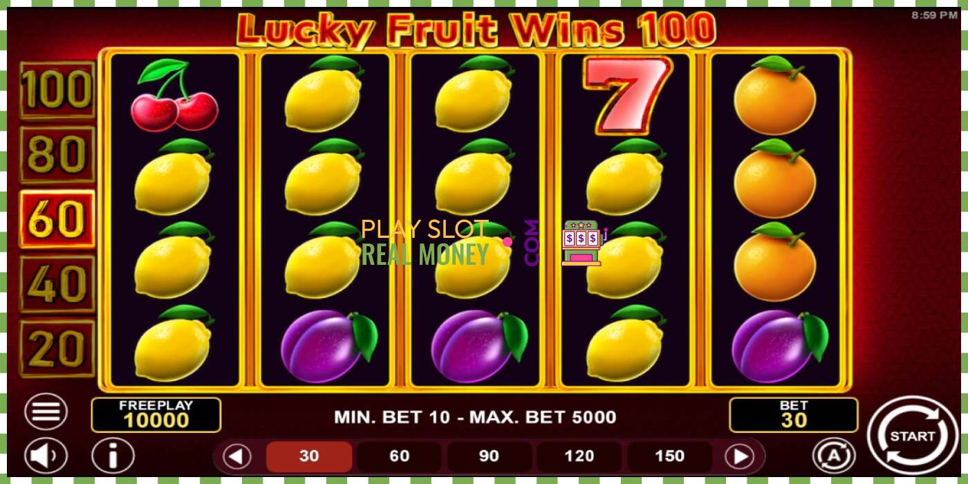 Pesa Lucky Fruit Wins 100 päris raha eest, pilt - 1