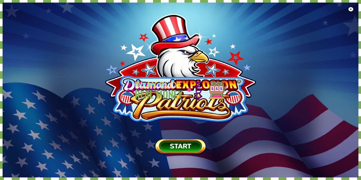 Slot Diamond Explosion Patriots чыныгы акча үчүн, сүрөт - 1