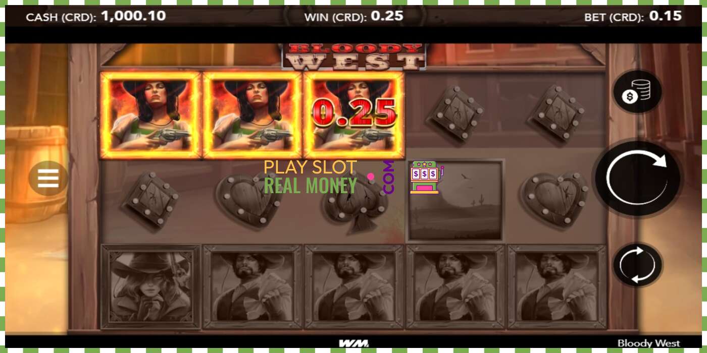 Slot Bloody West por diñeiro real, imaxe - 2