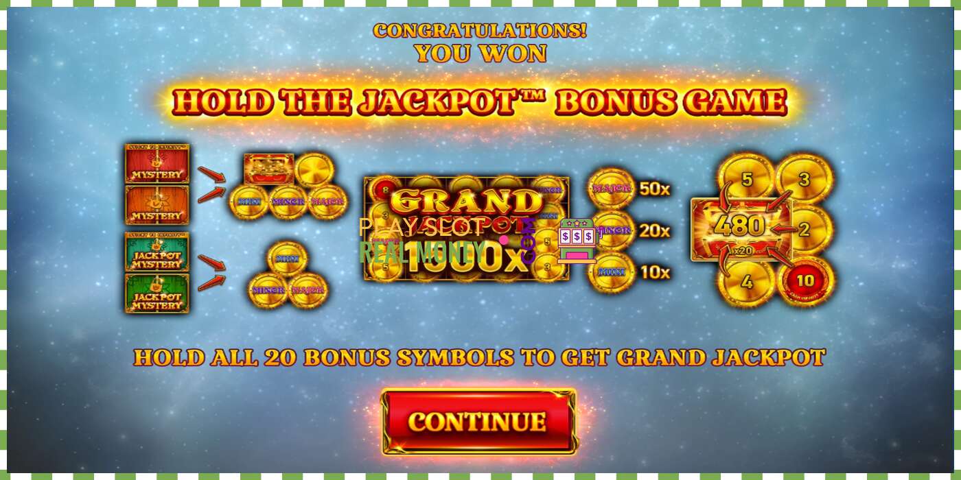 Ranura 20 Coins Score The Jackpot por dinero real, foto - 3