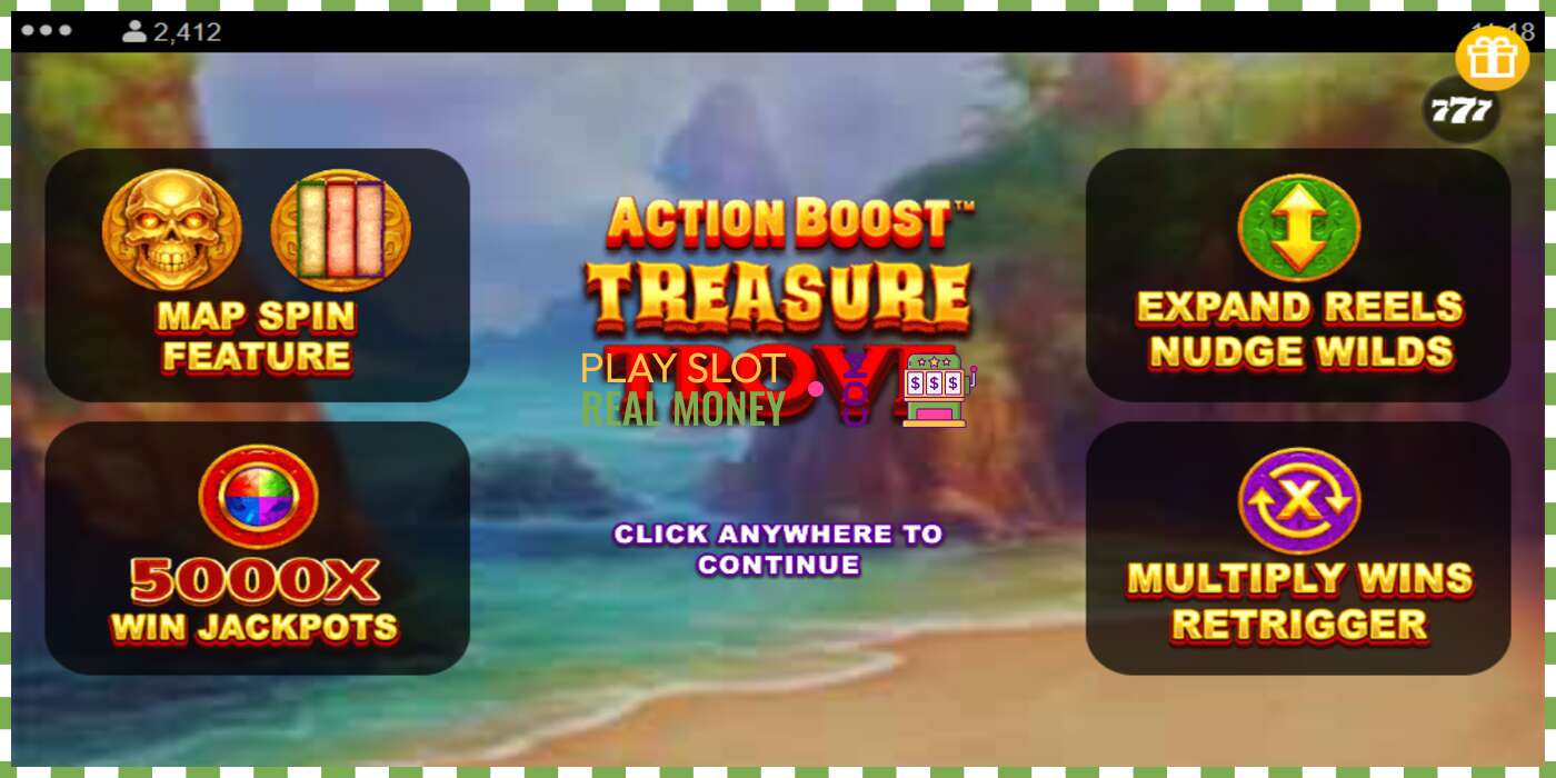 Slot Action Boost Treasure Trove oikealla rahalla, kuva - 1