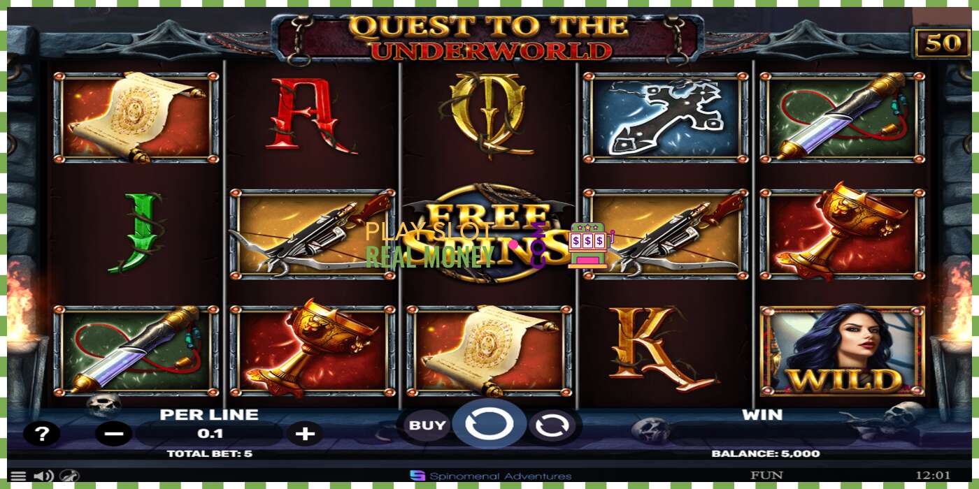 Slot Quest To The Underworld pe bani reali, poza - 2