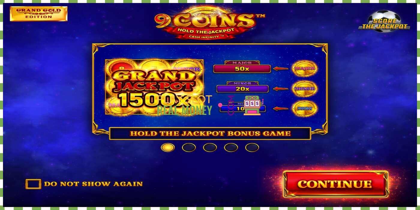 স্লট 9 Coins Grand Gold Edition Score The Jackpot প্রকৃত অর্থের জন্য, ছবি - 1