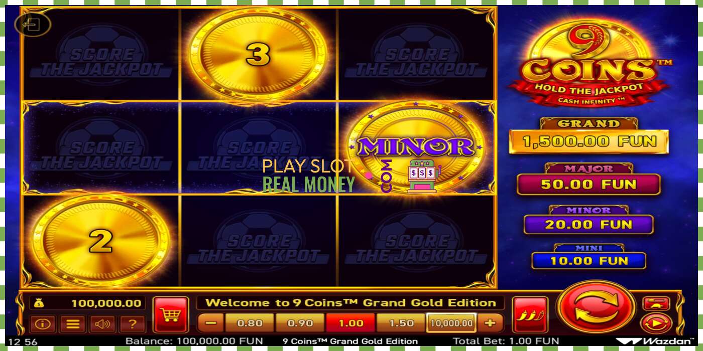 স্লট 9 Coins Grand Gold Edition Score The Jackpot প্রকৃত অর্থের জন্য, ছবি - 2