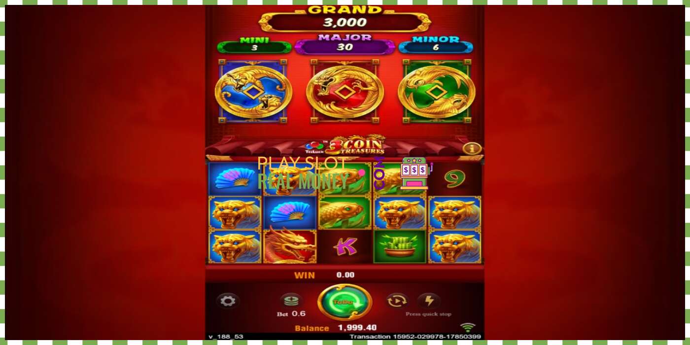 Slot 3 Coin Treasures por diñeiro real, imaxe - 2