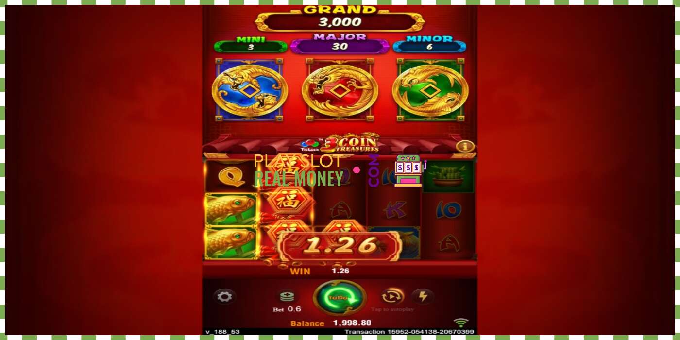 Slot 3 Coin Treasures por diñeiro real, imaxe - 3