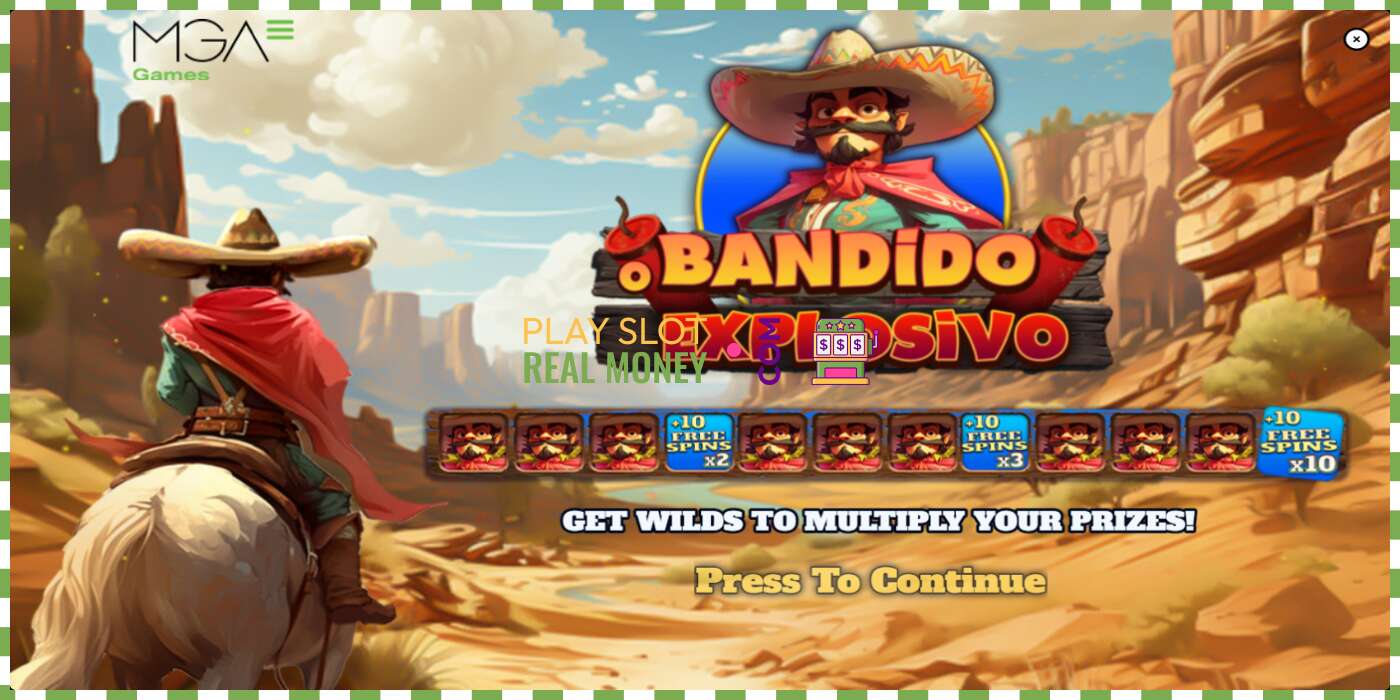 Slot O Bandido Explosivo for rigtige penge, billede - 1