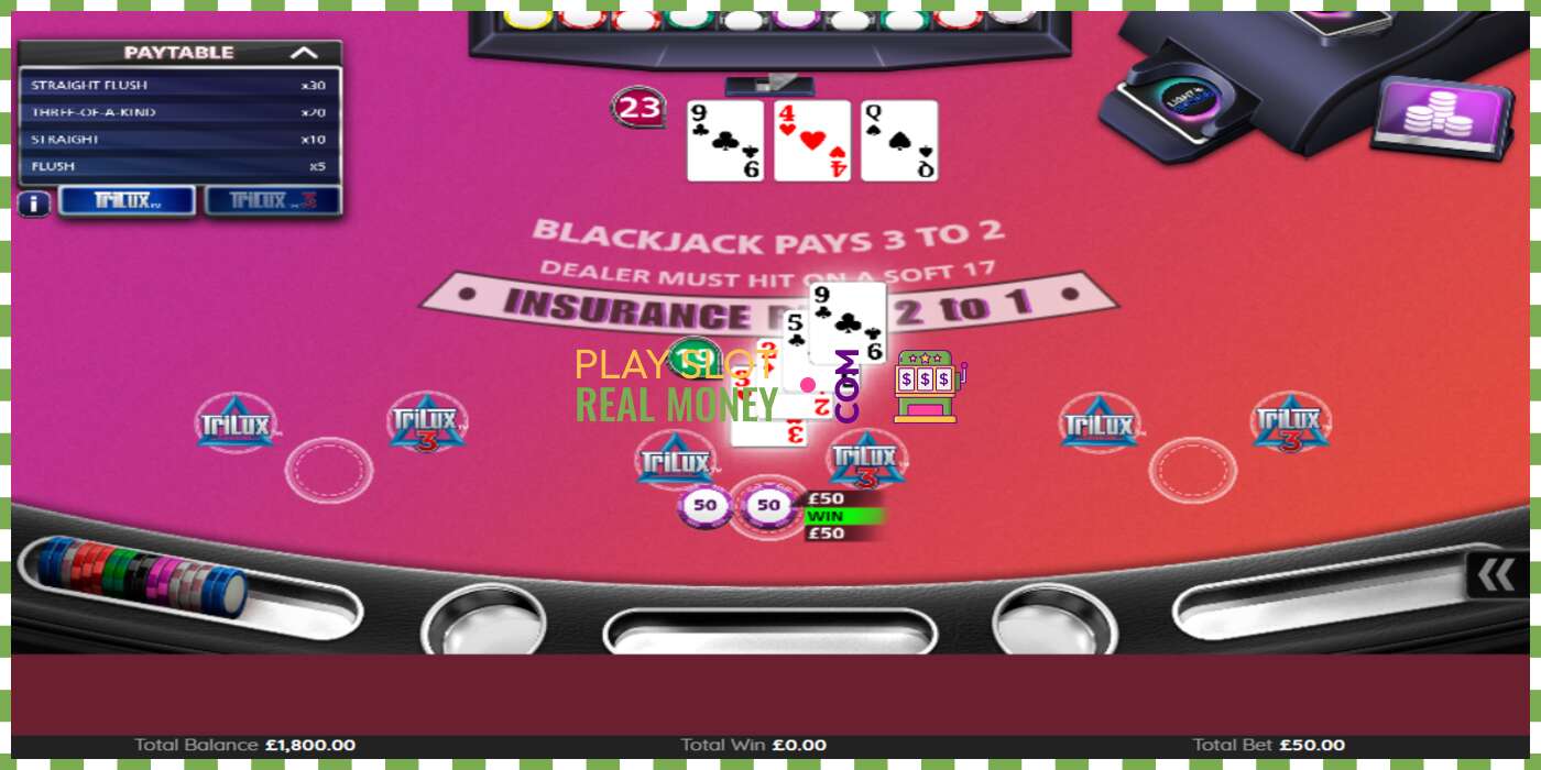 Слот Blackjack Trilux нақты ақшаға, сурет - 3