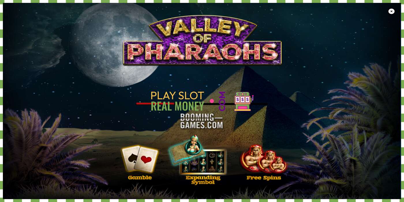 Слот Valley of Pharaohs на реальные деньги, картинка - 1