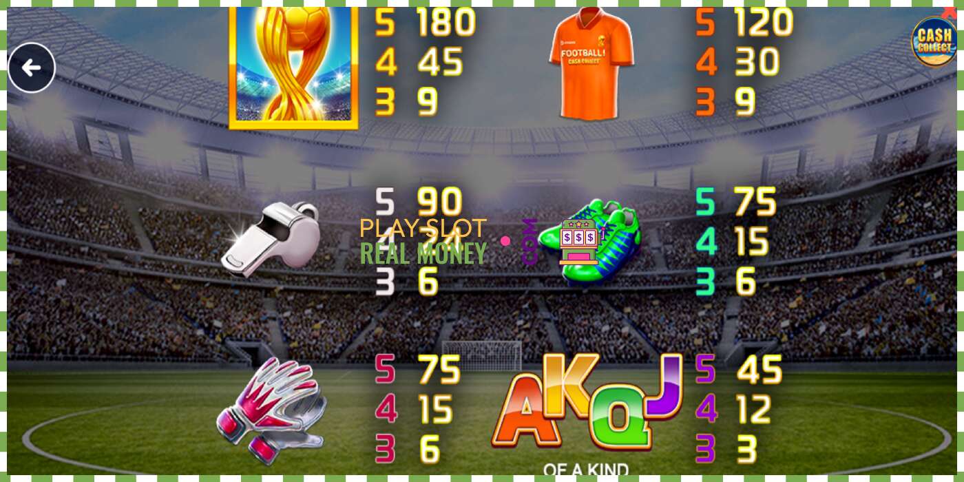 Slot Football Cash Collect PowerPlay Jackpot por dinheiro real, foto - 6