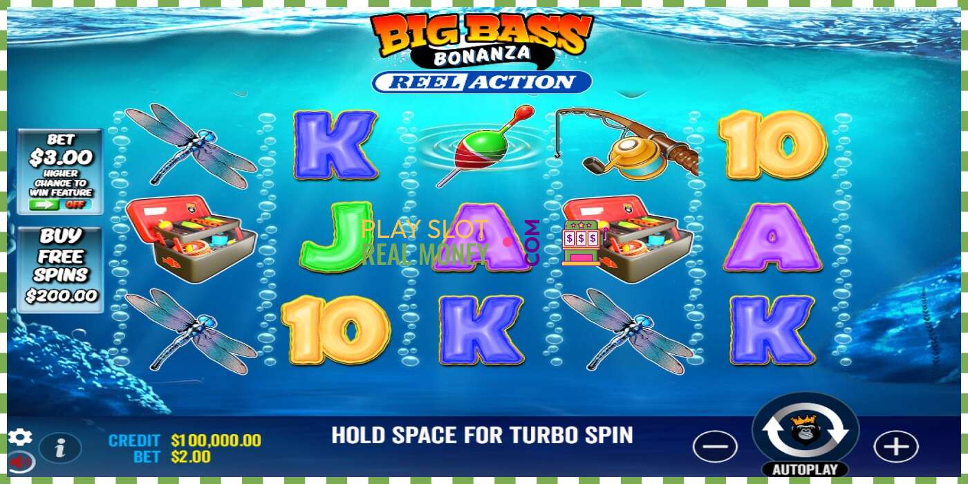 Slot Big Bass Bonanza Reel Action oikealla rahalla, kuva - 1