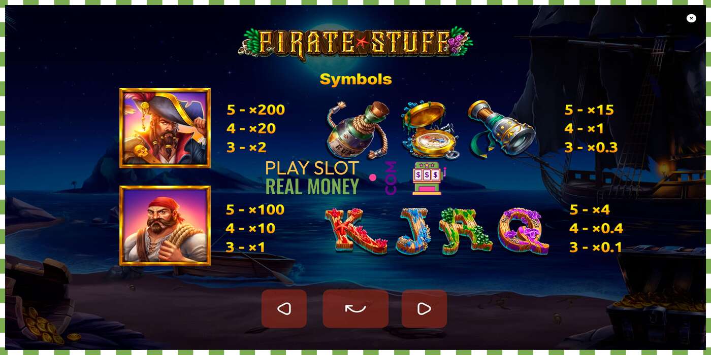 အထိုင် Pirate Stuff တကယ့်ပိုက်ဆံအတွက်၊ ပုံ - 6