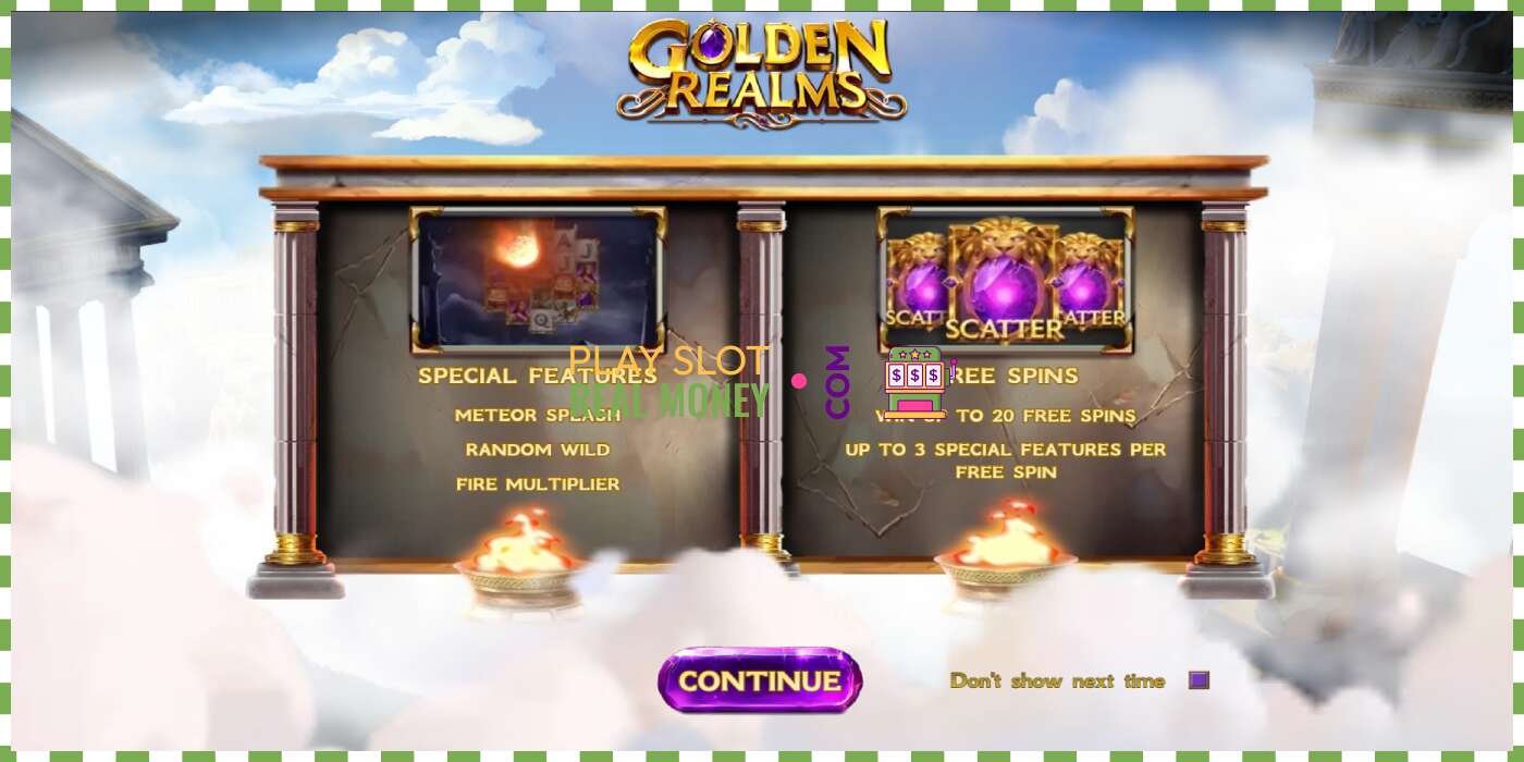 Слот Golden Realms на реальные деньги, картинка - 1