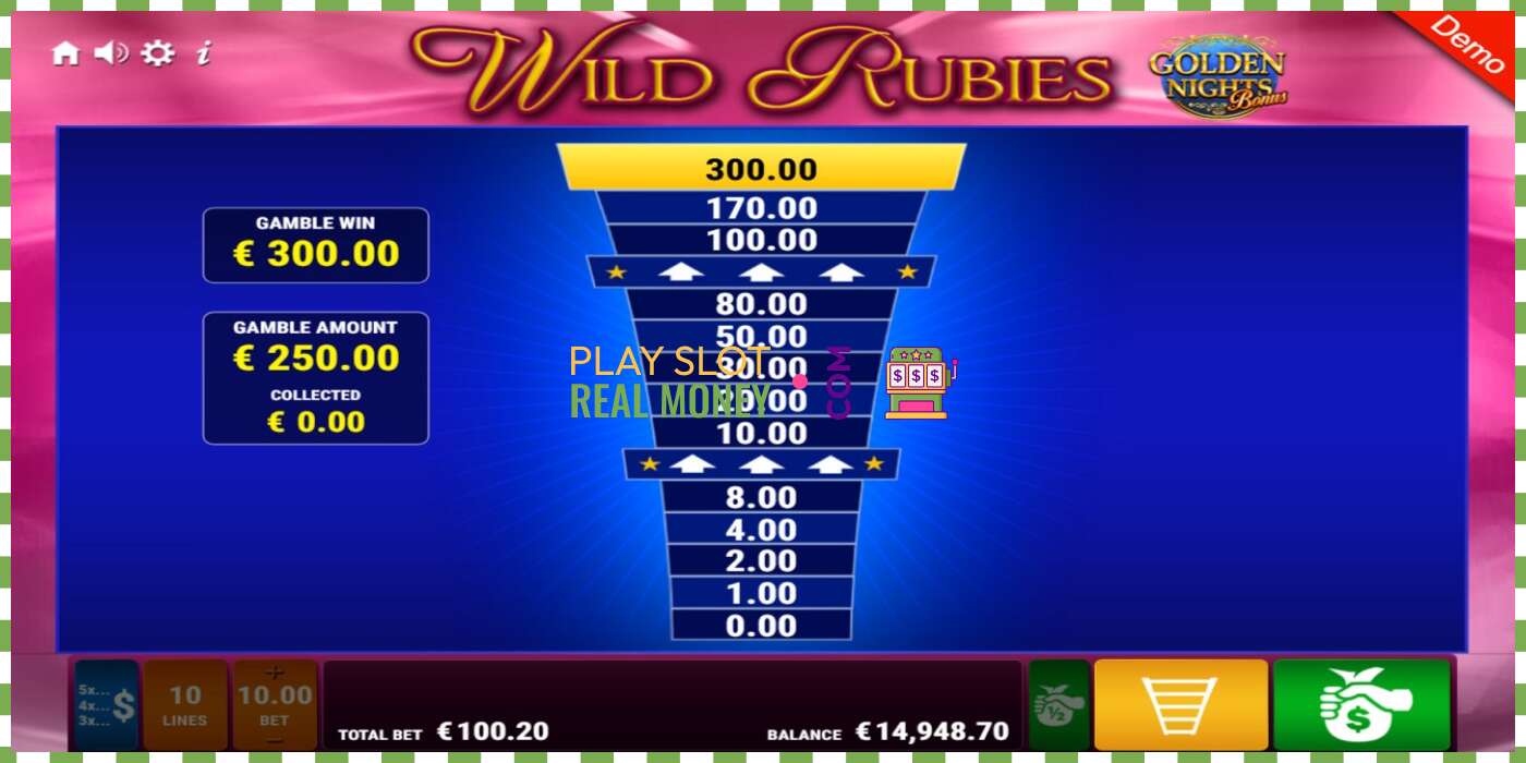 Слот Wild Rubies Golden Nights на реальные деньги, картинка - 8