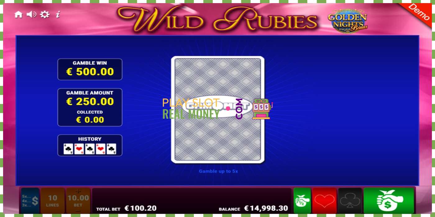 Слот Wild Rubies Golden Nights на реальные деньги, картинка - 9