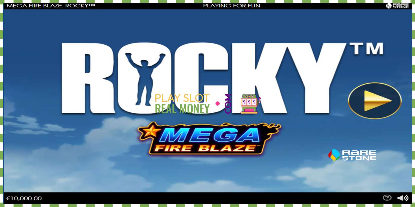 Слот Mega Fire Blaze: Rocky на реальные деньги, картинка - 1