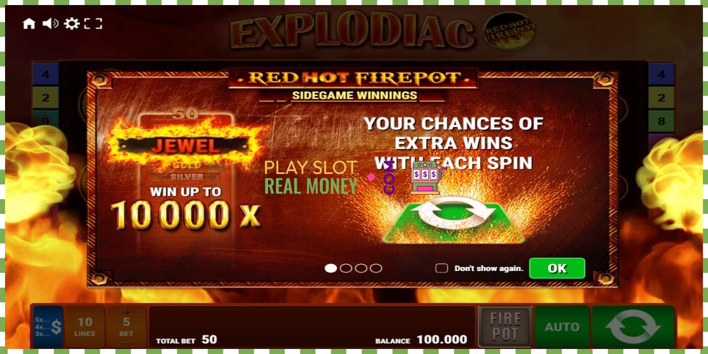 Слот Explodiac Red Hot Firepot на реальные деньги, картинка - 1