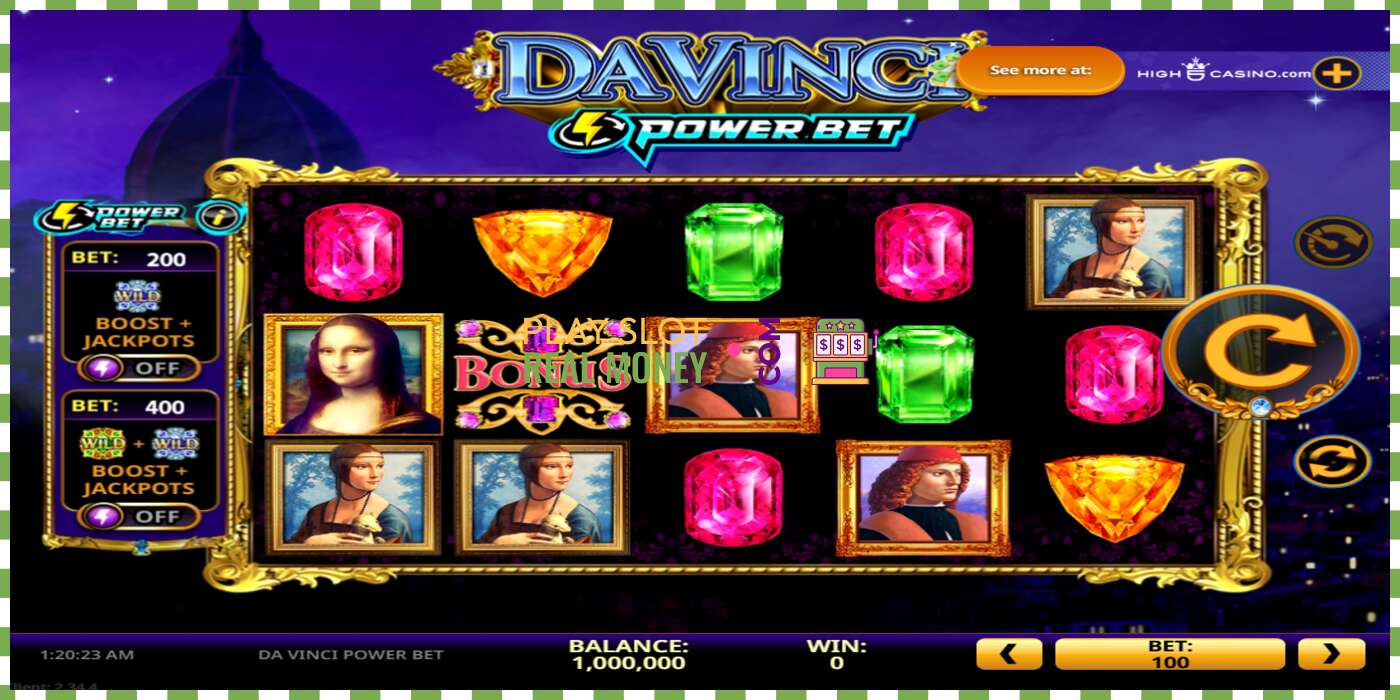 Слот Da Vinci Power Bet на реальные деньги, картинка - 2