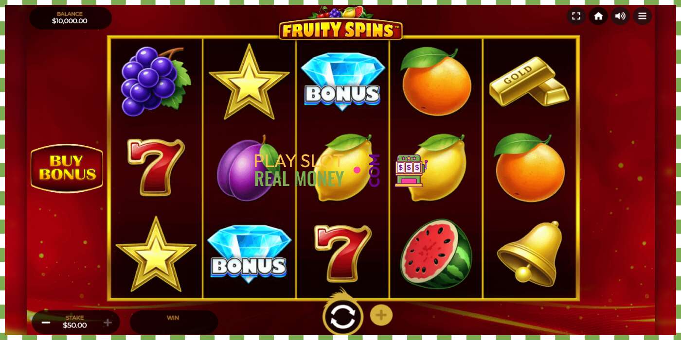 Pesa Fruity Spins päris raha eest, pilt - 2