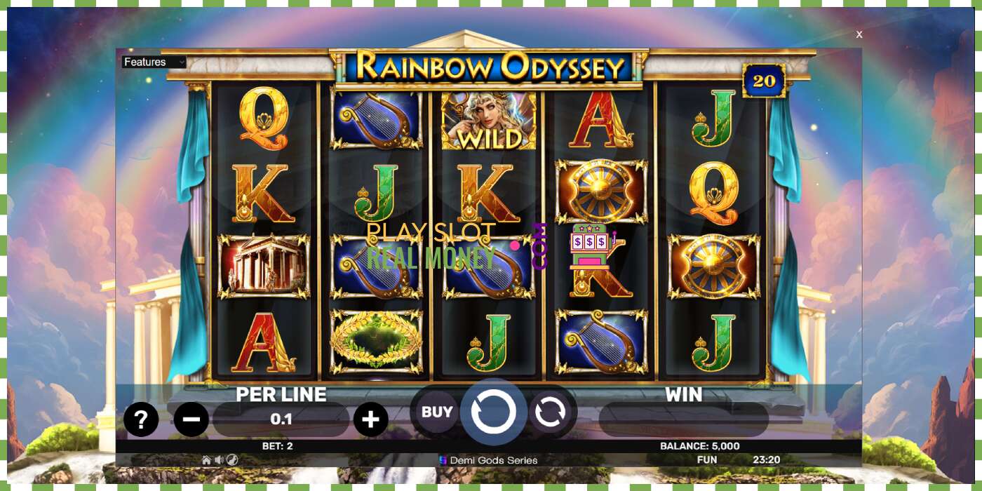 Slot Rainbow Odyssey чыныгы акча үчүн, сүрөт - 2