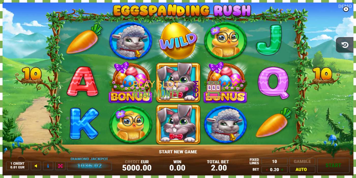 Слот Eggspanding Rush за прави новац, слика - 1