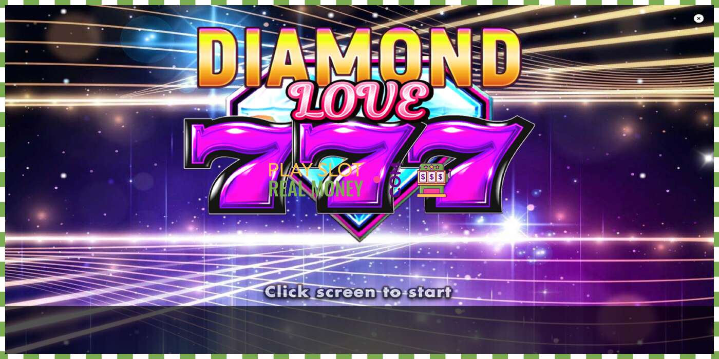 Scanalatura Diamond 777 Love per soldi veri, foto - 1