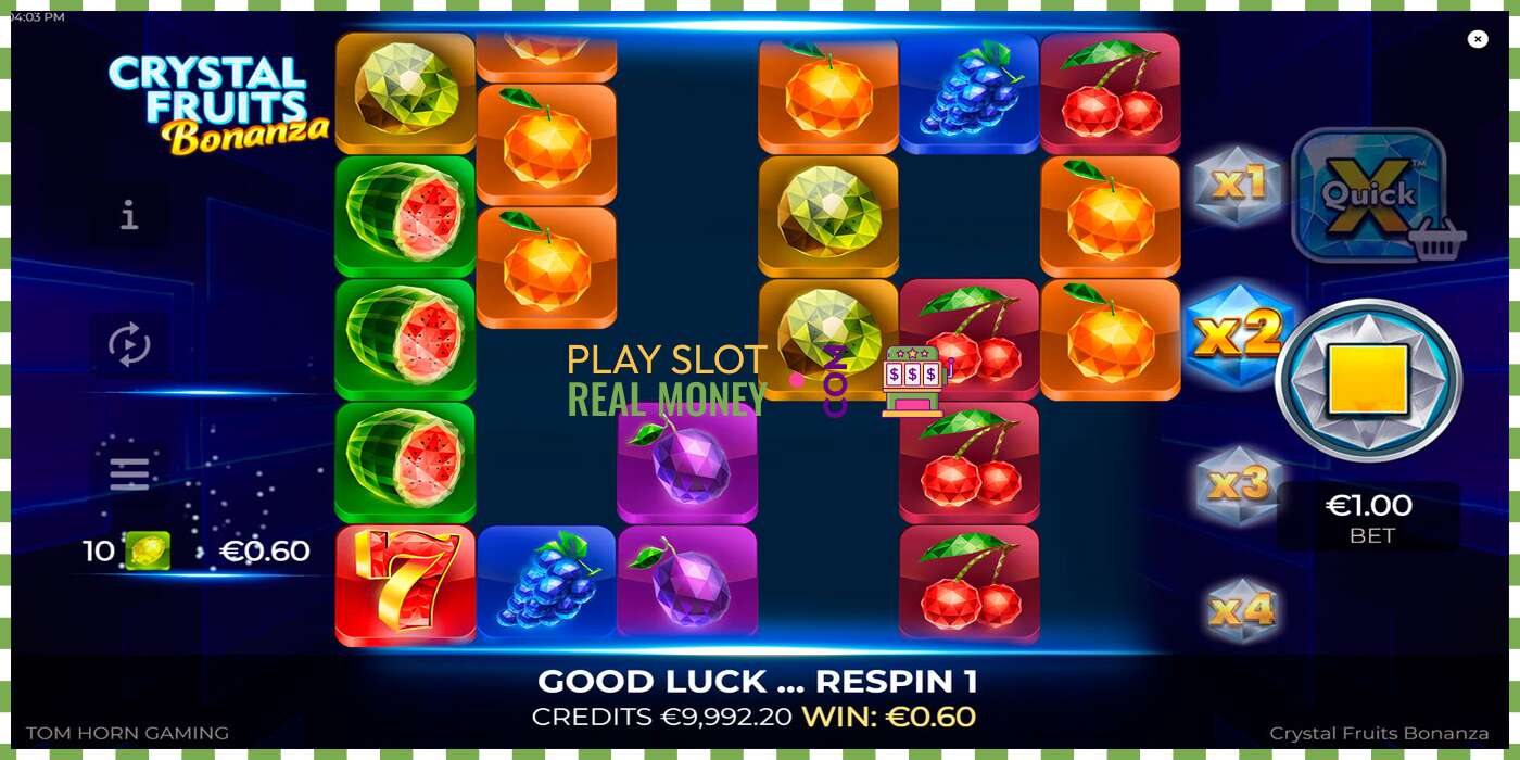 Pesa Crystal Fruits Bonanza päris raha eest, pilt - 3