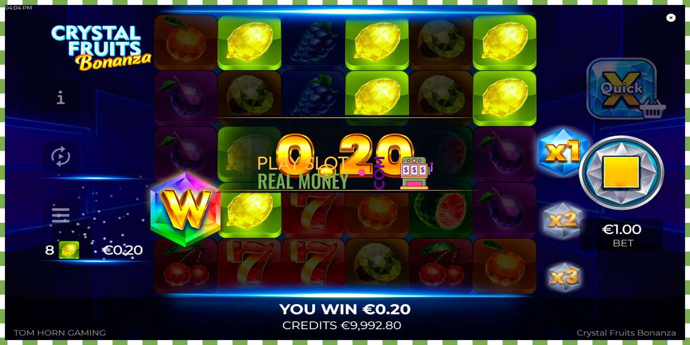 Pesa Crystal Fruits Bonanza päris raha eest, pilt - 5