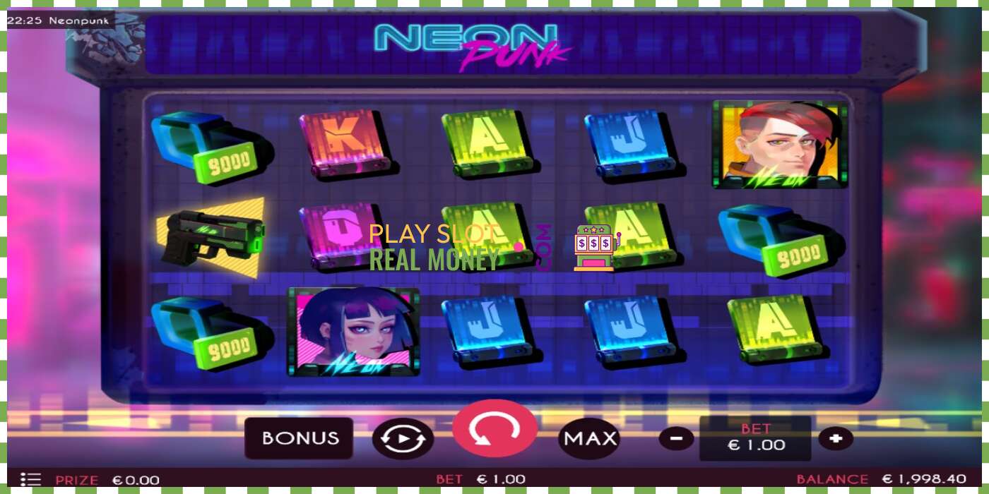 Slot Neon Punk for real money, picture - 2