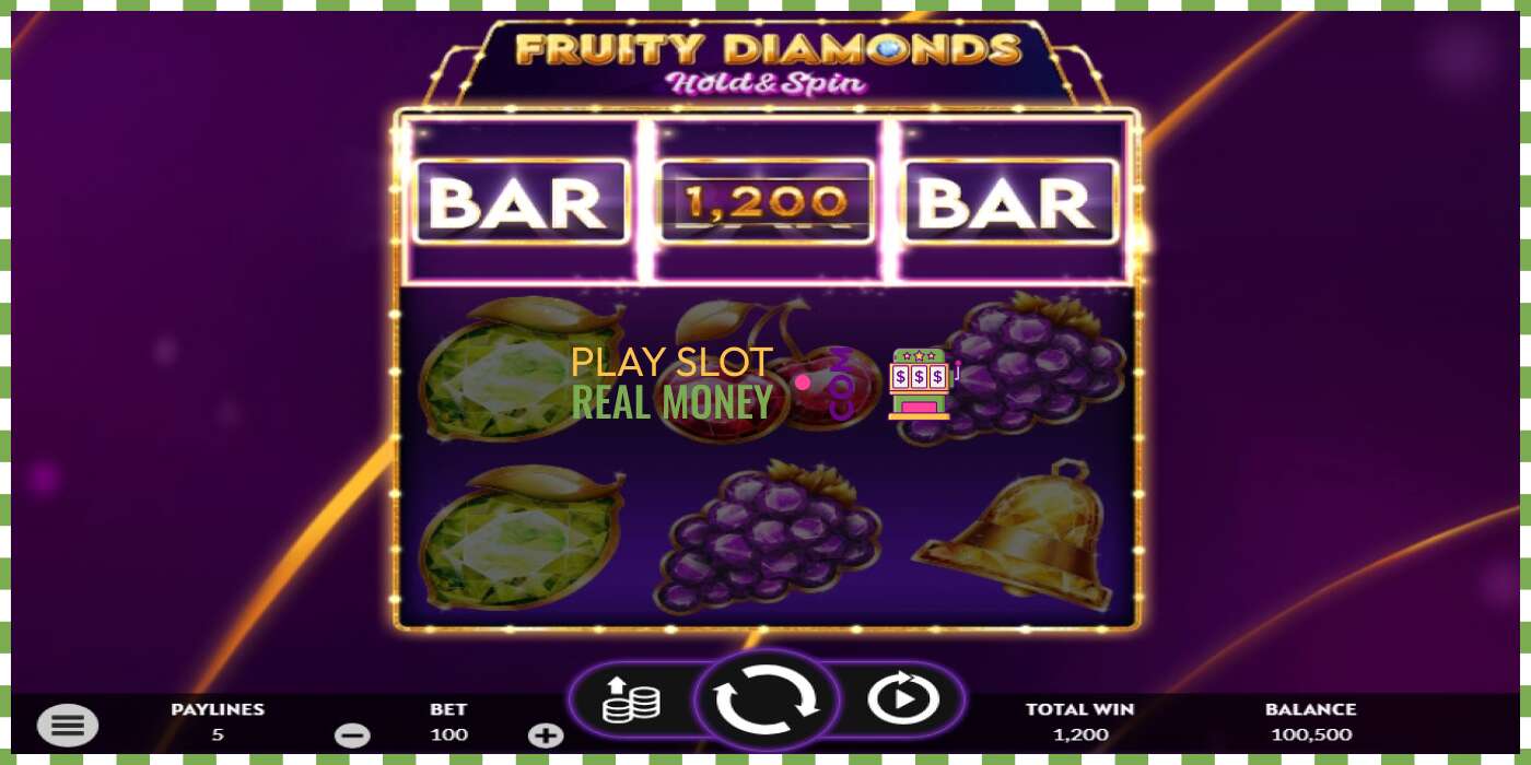 Slots Fruity Diamonds par īstu naudu, bilde - 4