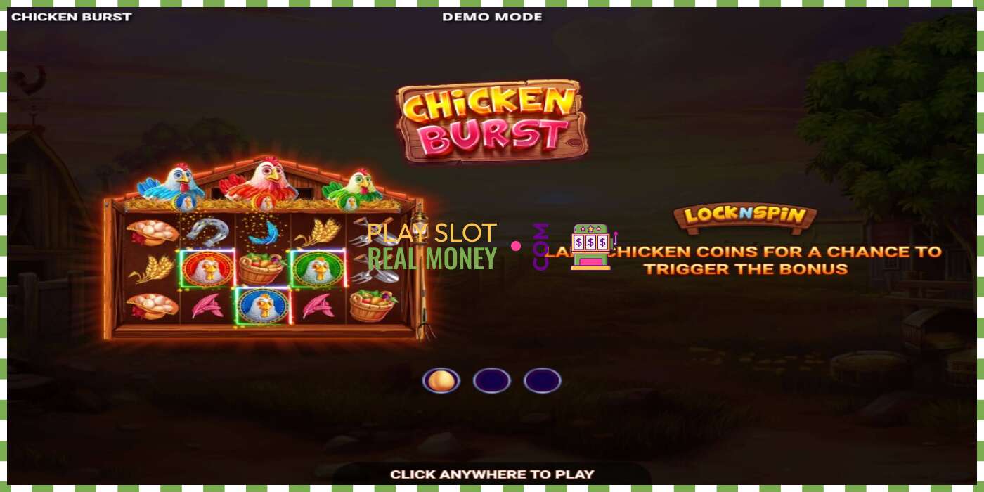 Слот Chicken Burst на реальные деньги, картинка - 1