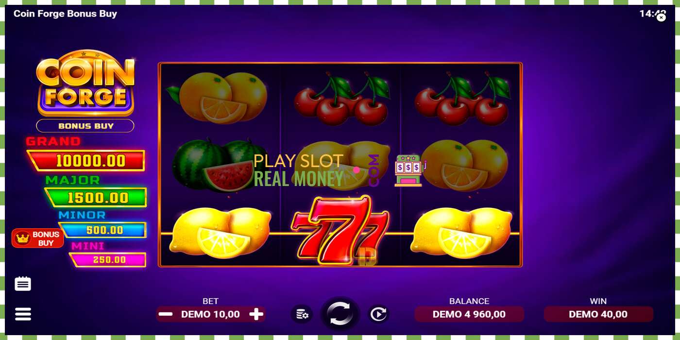 Slot Coin Forge Bonus Buy pe bani reali, poza - 3