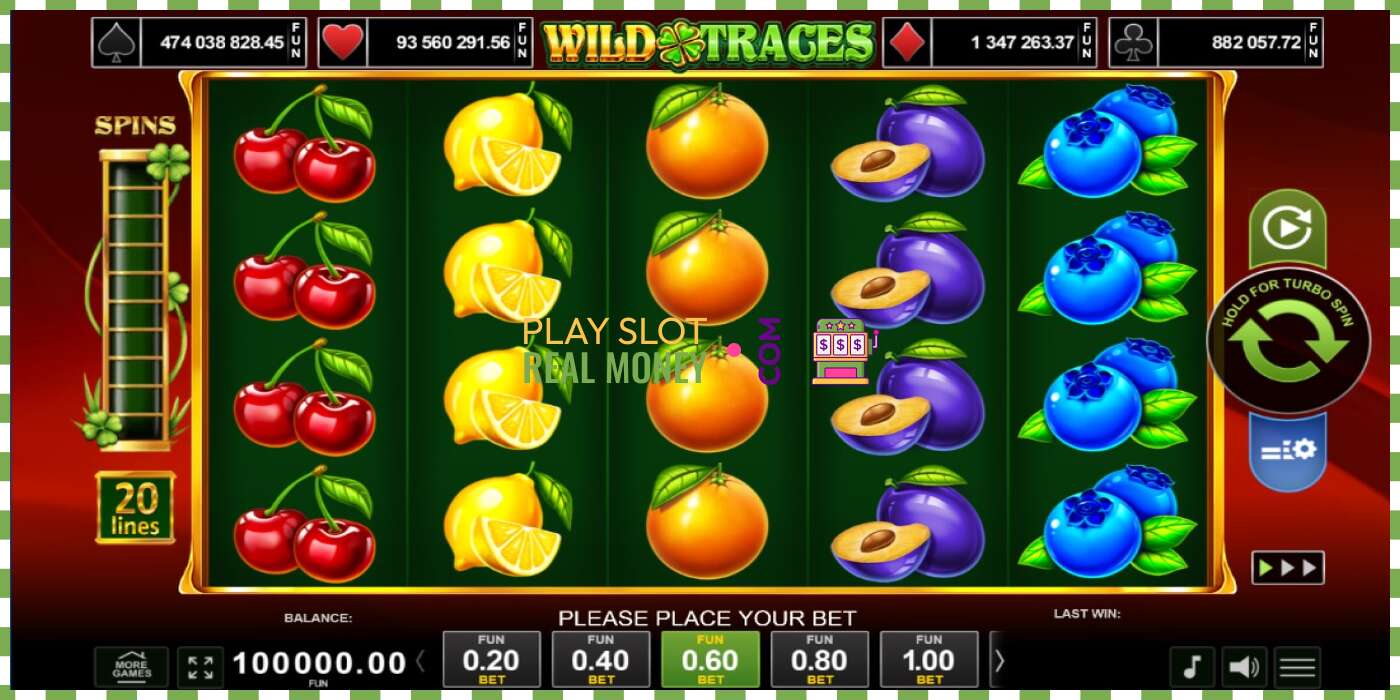 Slot Wild Traces pe bani reali, poza - 1