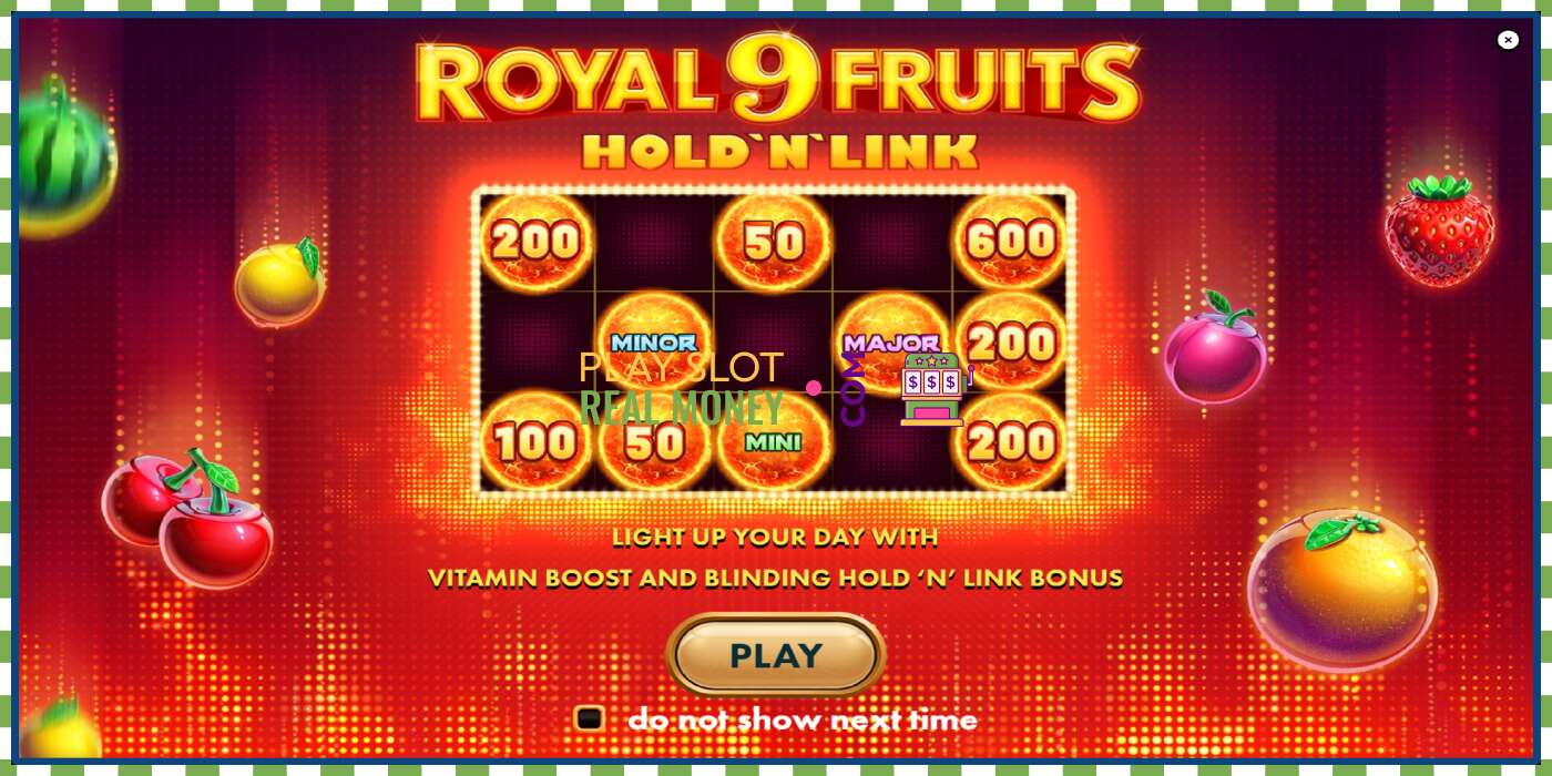 Slot Royal Fruits 9: Hold N Link za pravi novac, slika - 1