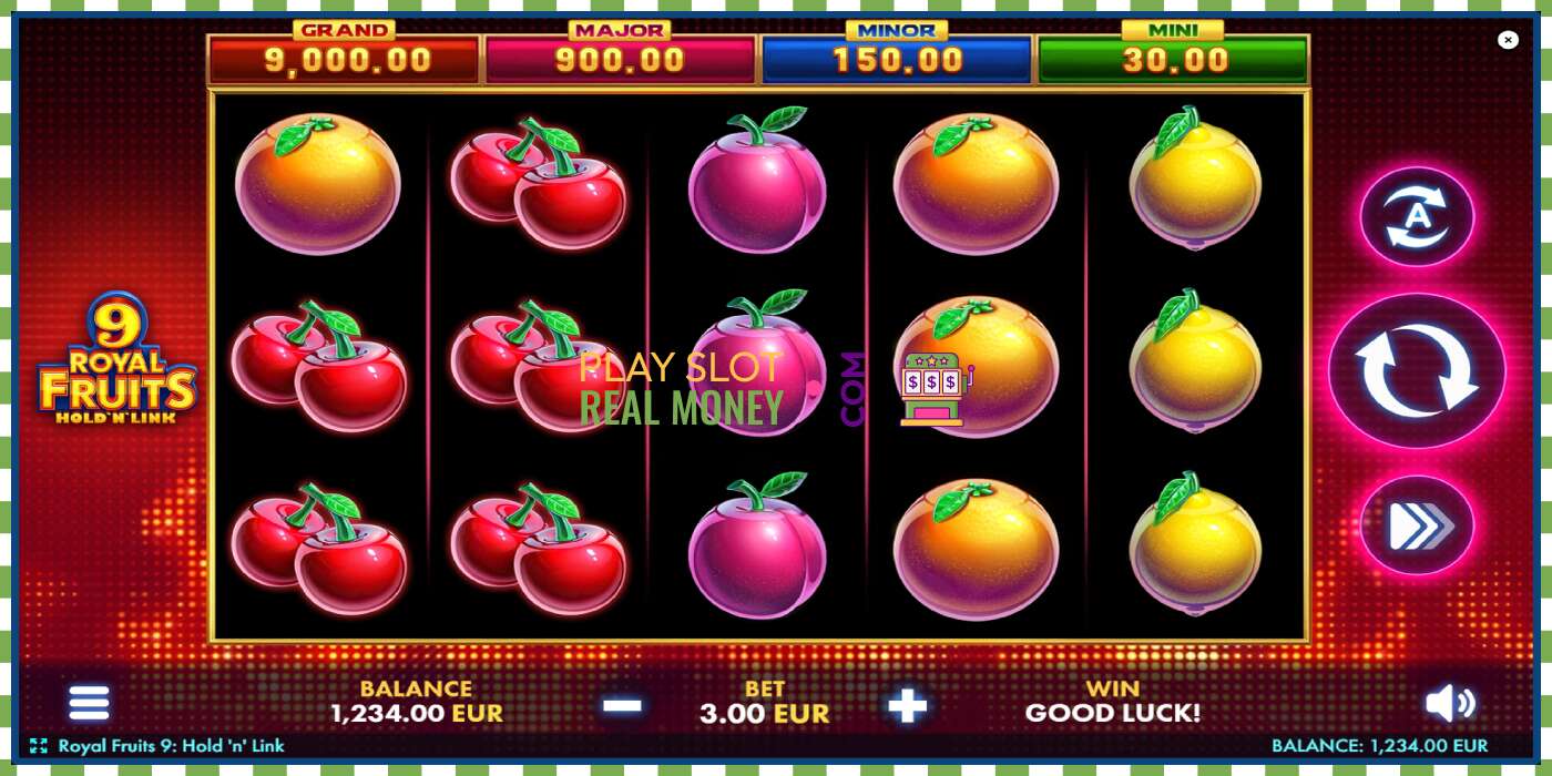 Slot Royal Fruits 9: Hold N Link za pravi novac, slika - 2