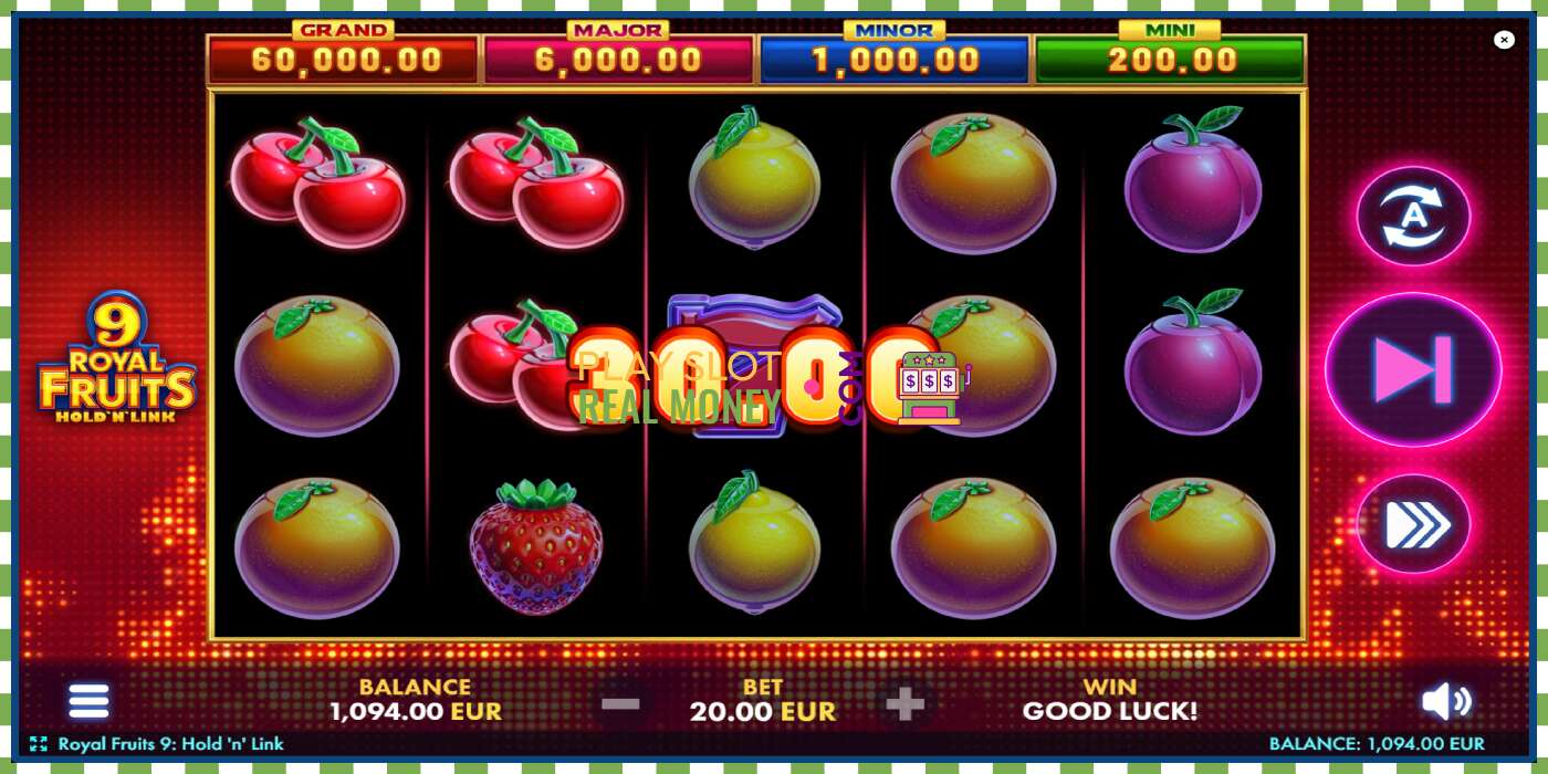 Slot Royal Fruits 9: Hold N Link za pravi novac, slika - 3